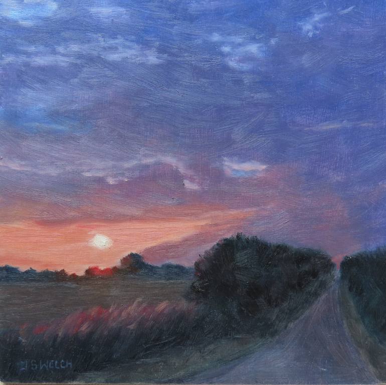 Original Figurative Landscape Paintings by Jacki Welch
