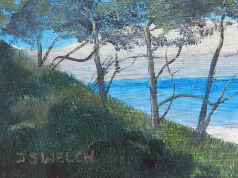 Original Beach Painting by Jacki Welch