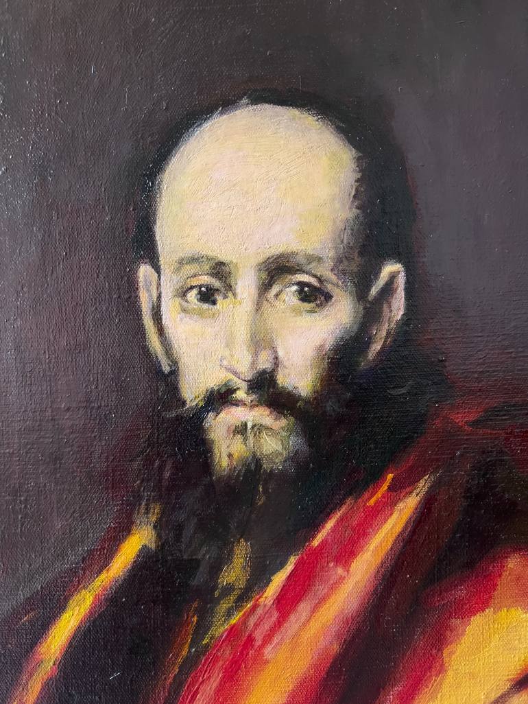 Original Portrait Painting by Gagik Khachatryan