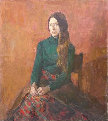Print of Portrait Paintings by Gagik Khachatryan