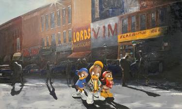 Original Modern Places Paintings by Roberto Manoly