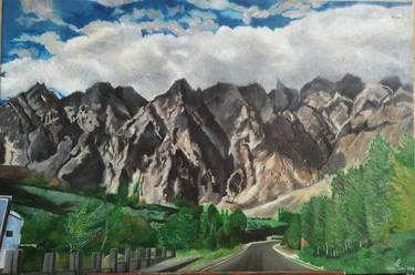 Original Realism Landscape Paintings by Idzni Dini