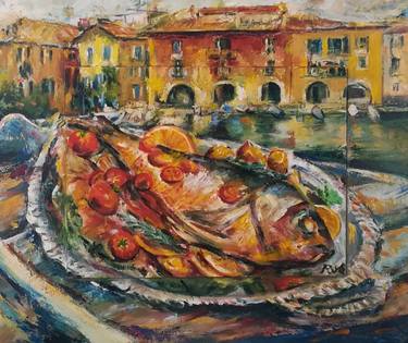 Original Fish Paintings by Mario Riva
