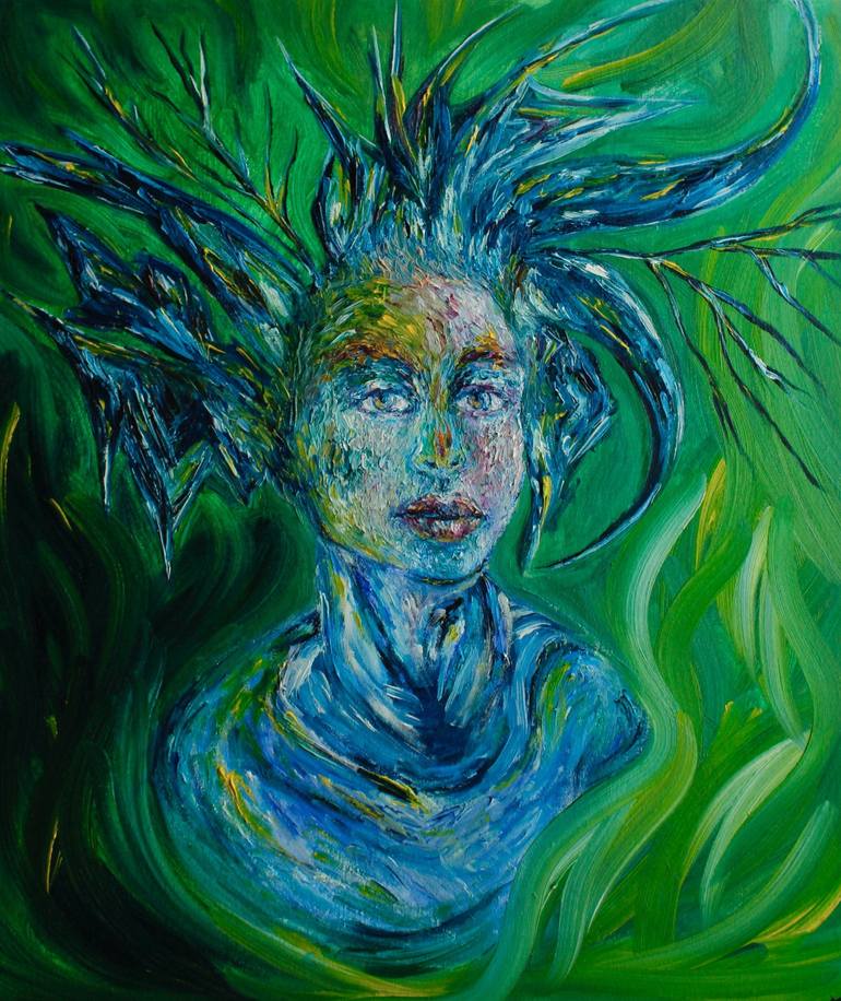 Perfection whispered: just one more glance Painting by Donatella