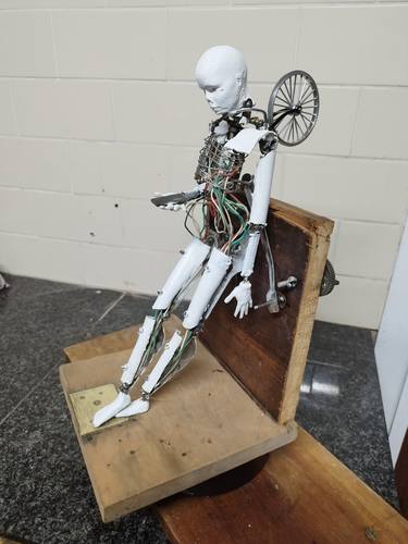 Original Figurative Body Sculpture by Myles Mansfield