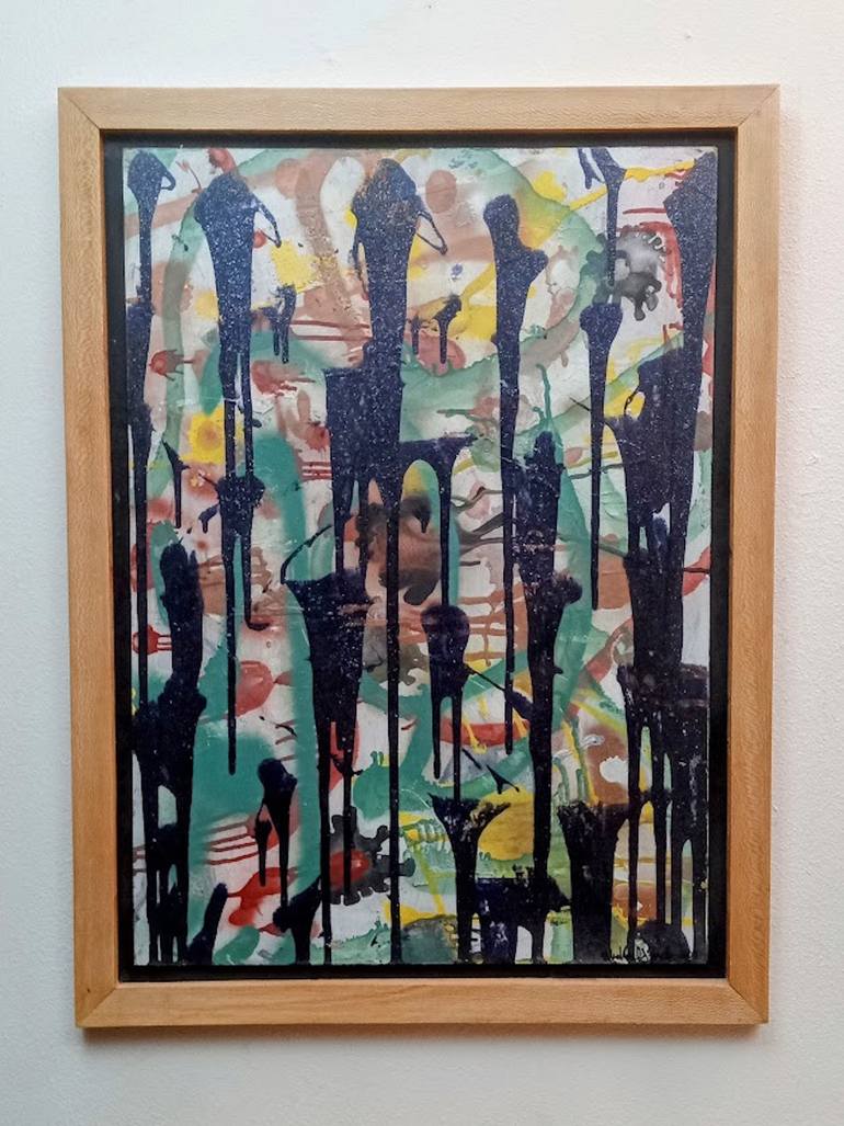 Original Abstract Expressionism Abstract Painting by Michael J Zwicky