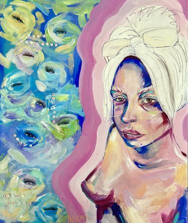 Print of Surrealism Portrait Paintings by Nei Nicole