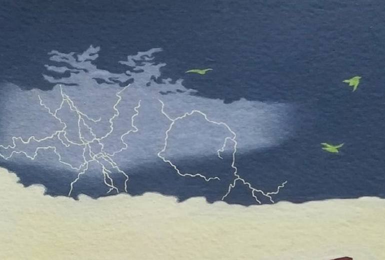 Original Photorealism Landscape Painting by Oleg Breininger