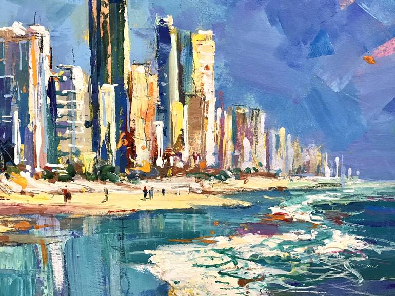 Original Contemporary Cities Painting by Jos Coufreur