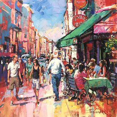 Print of Figurative Cities Paintings by Jos Coufreur