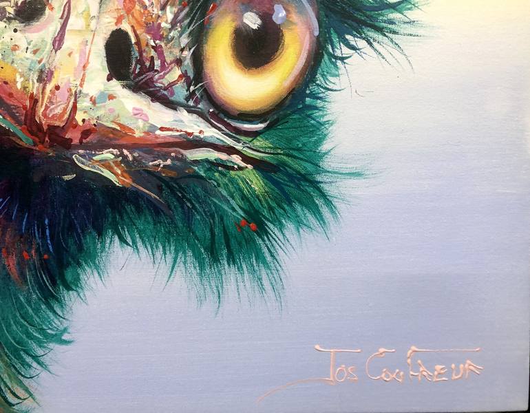 Original Contemporary Animal Painting by Jos Coufreur
