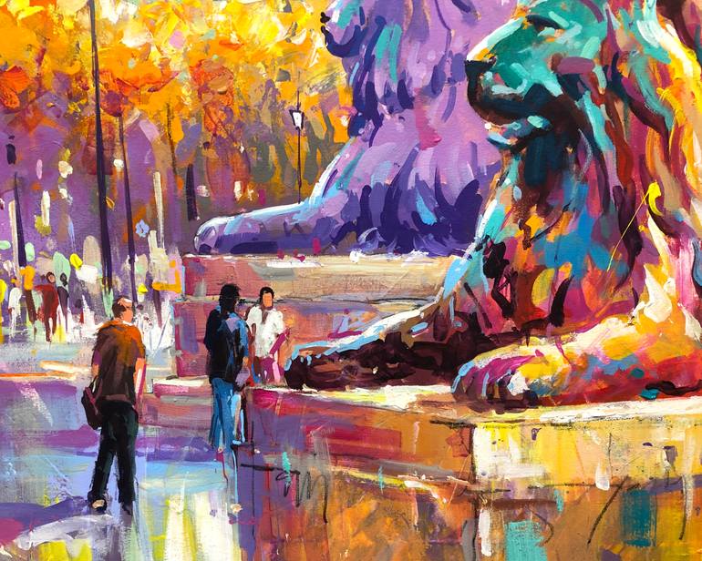 Original Contemporary Cities Painting by Jos Coufreur