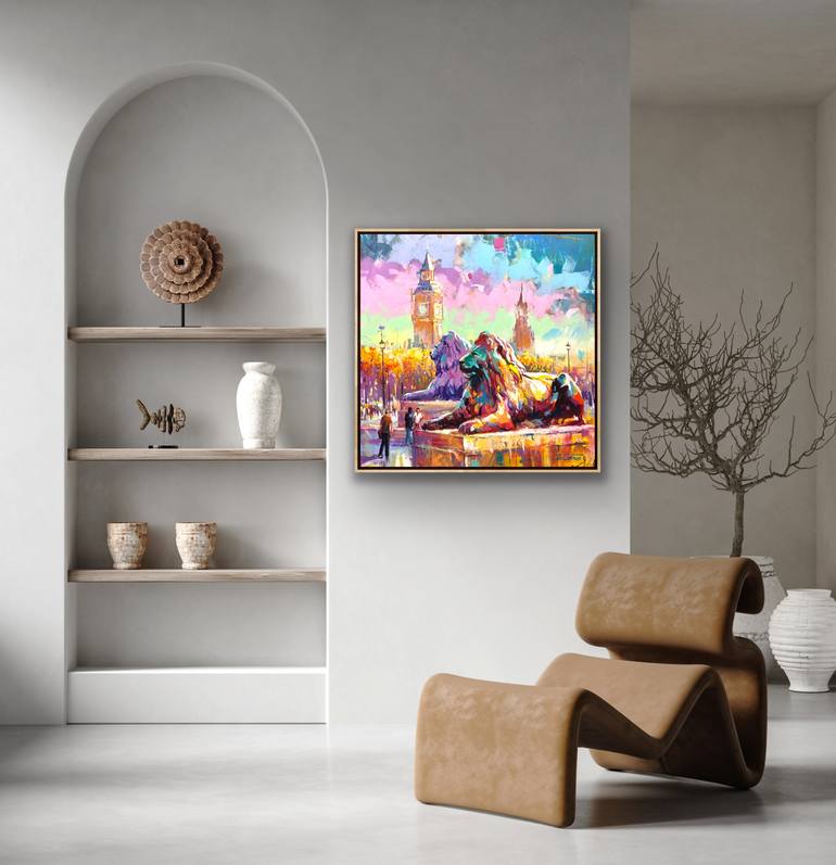 Original Contemporary Cities Painting by Jos Coufreur