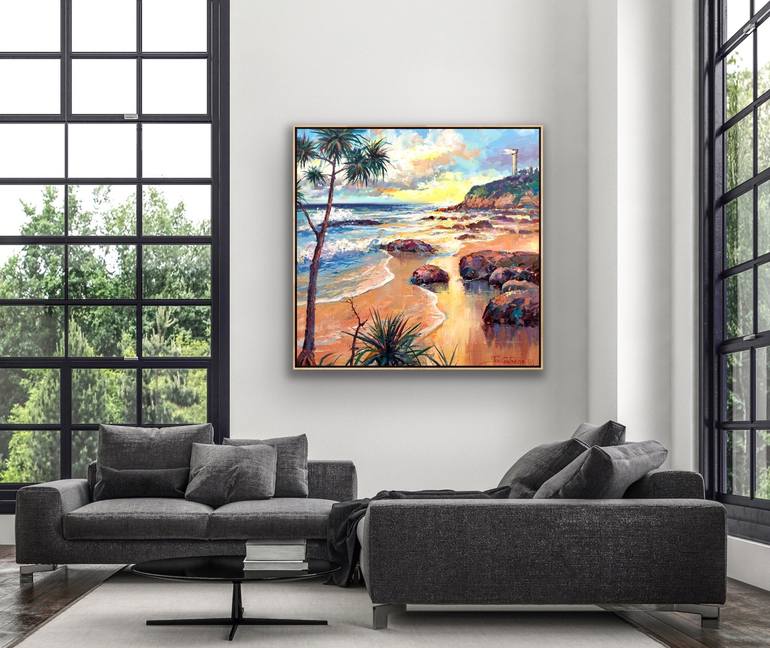 Original Contemporary Seascape Painting by Jos Coufreur