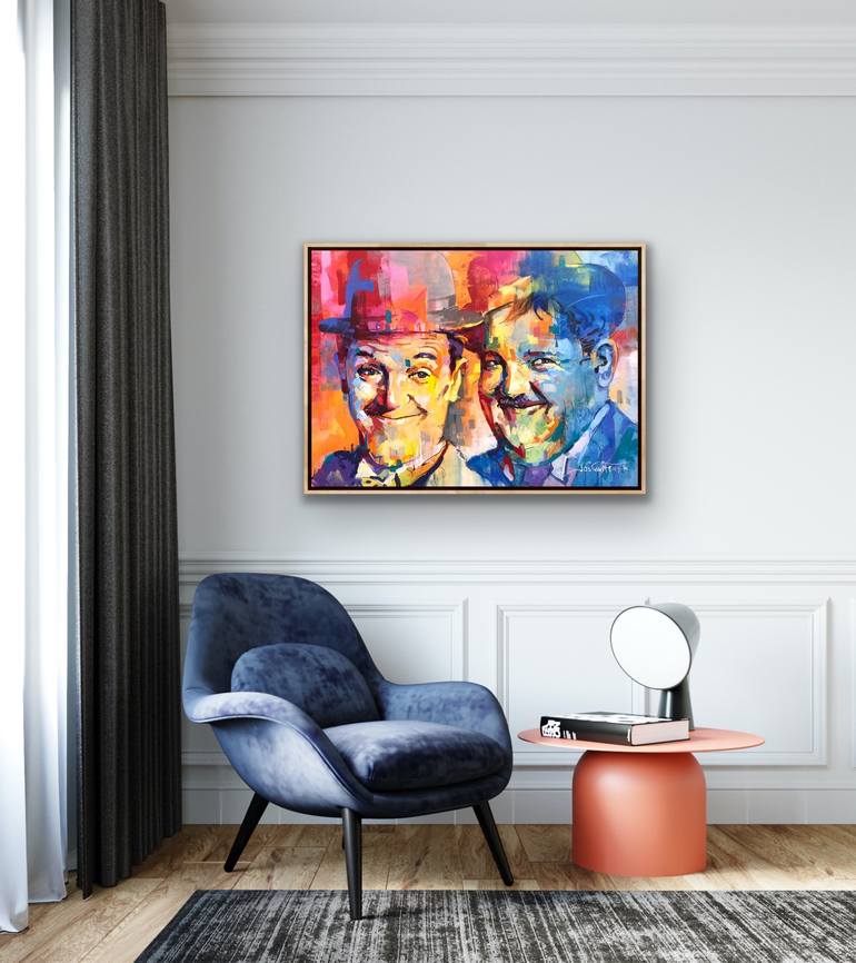 Original Celebrity Painting by Jos Coufreur