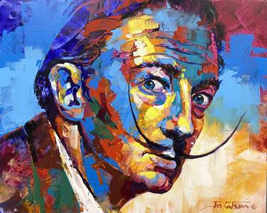 Original Impressionism Celebrity Paintings by Jos Coufreur