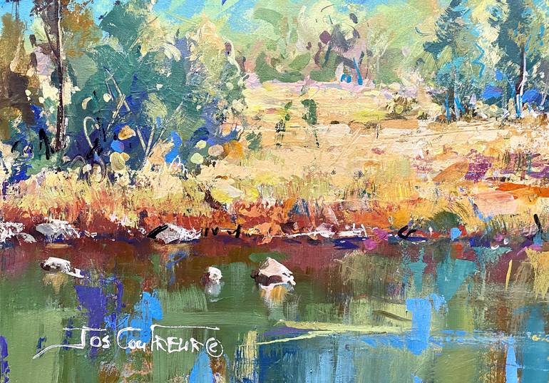 Original Contemporary Landscape Painting by Jos Coufreur