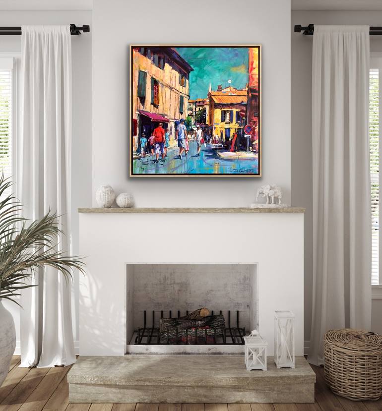 Original Contemporary Cities Painting by Jos Coufreur