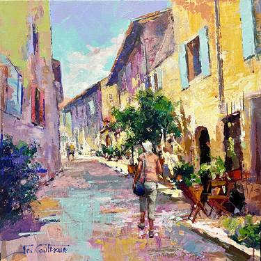 Original Impressionism Cities Paintings by Jos Coufreur