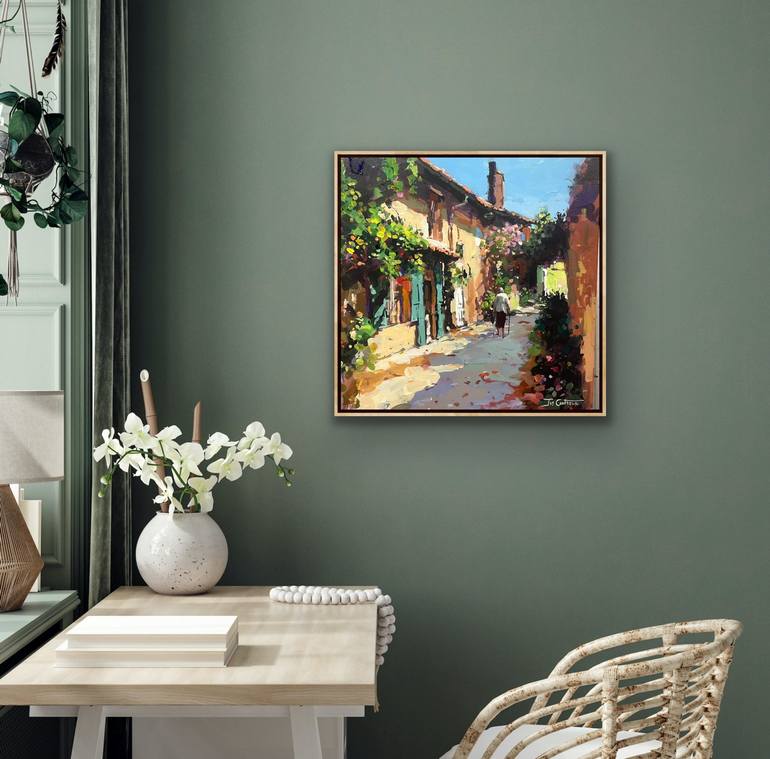 Original Impressionism Places Painting by Jos Coufreur