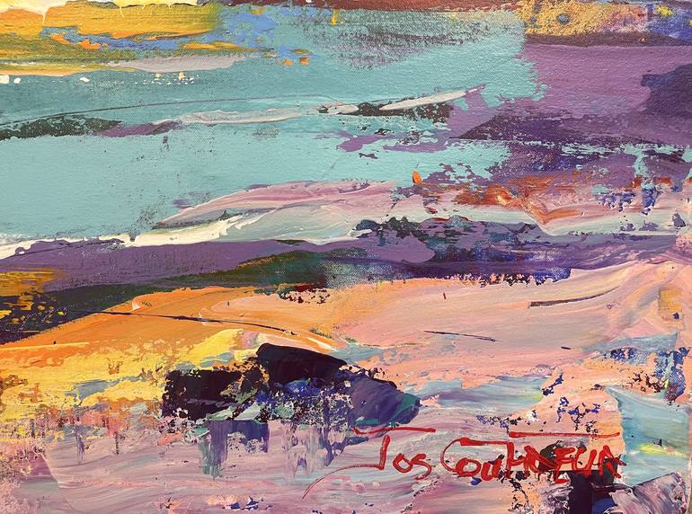 Original Impressionism Landscape Painting by Jos Coufreur