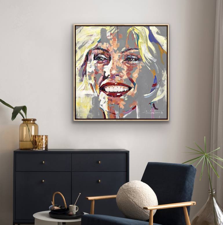 Original Celebrity Painting by Jos Coufreur