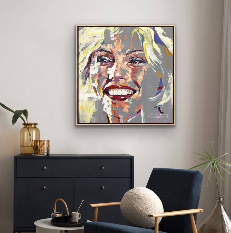 Original Portraiture Celebrity Painting by Jos Coufreur