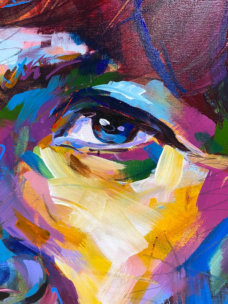 Original Contemporary Pop Culture/Celebrity Painting by Jos Coufreur