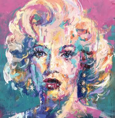 Original Pop Culture/Celebrity Painting by Jos Coufreur