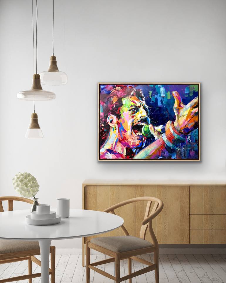 Original Abstract Pop Culture/Celebrity Painting by Jos Coufreur