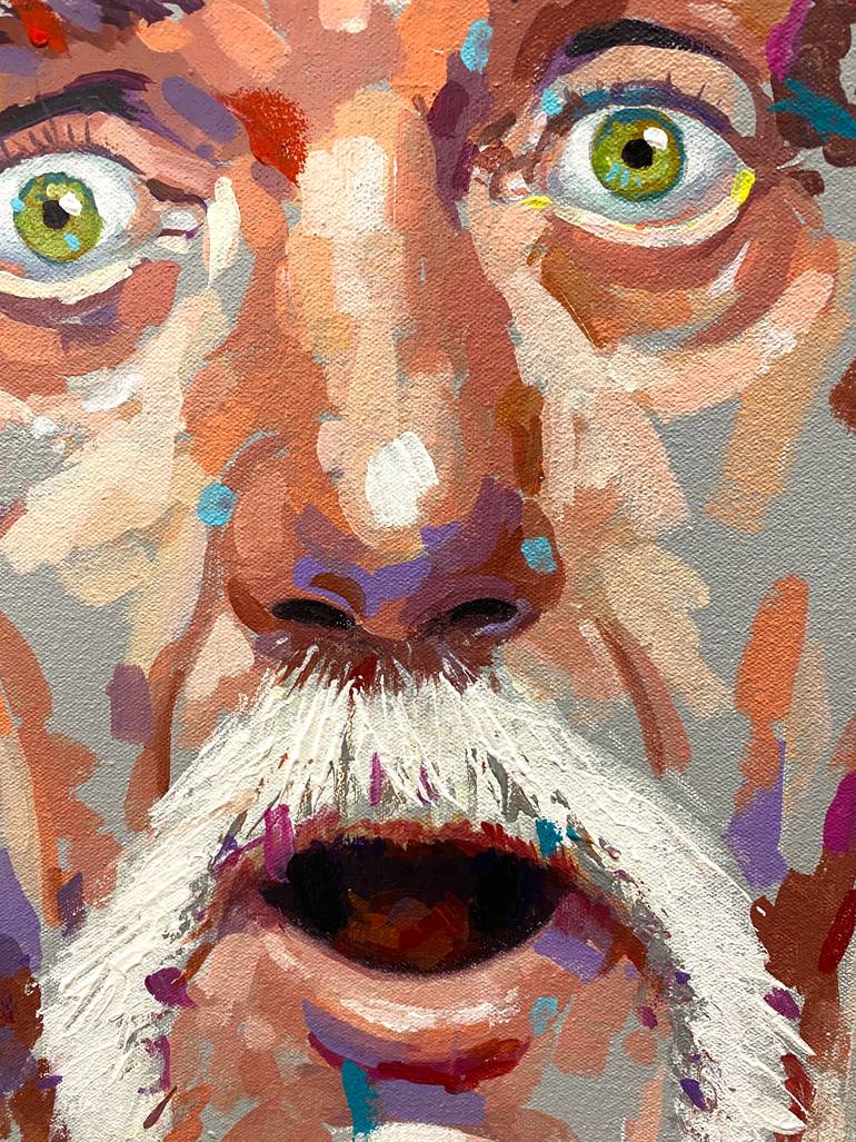 Original Abstract Sports Painting by Jos Coufreur