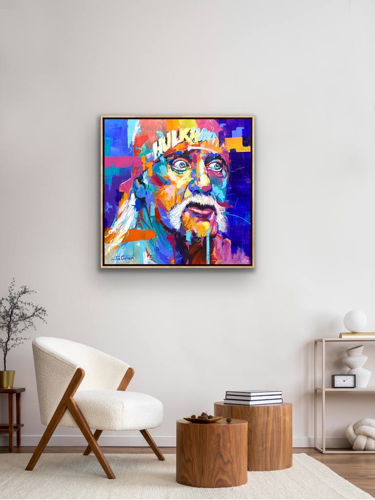 Original Abstract Sports Painting by Jos Coufreur