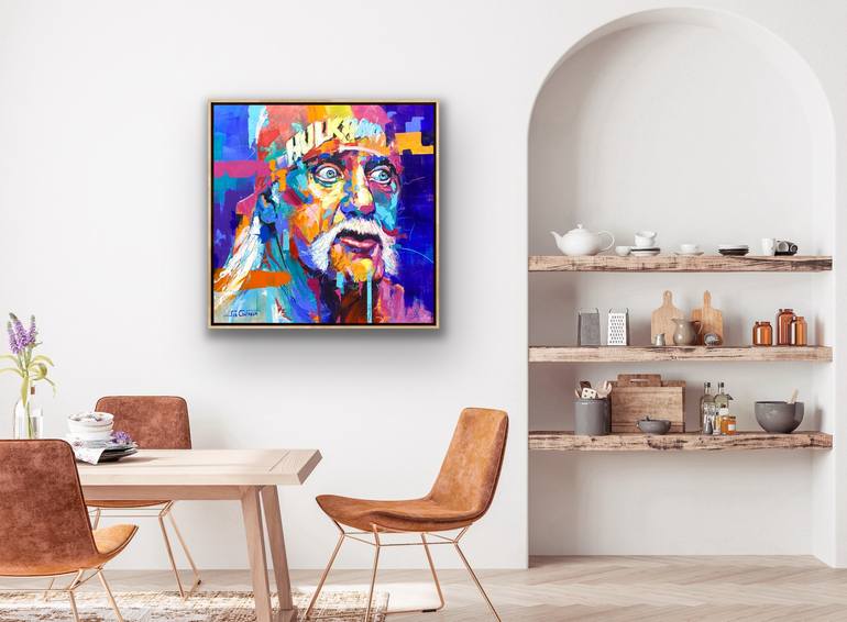 Original Abstract Sports Painting by Jos Coufreur