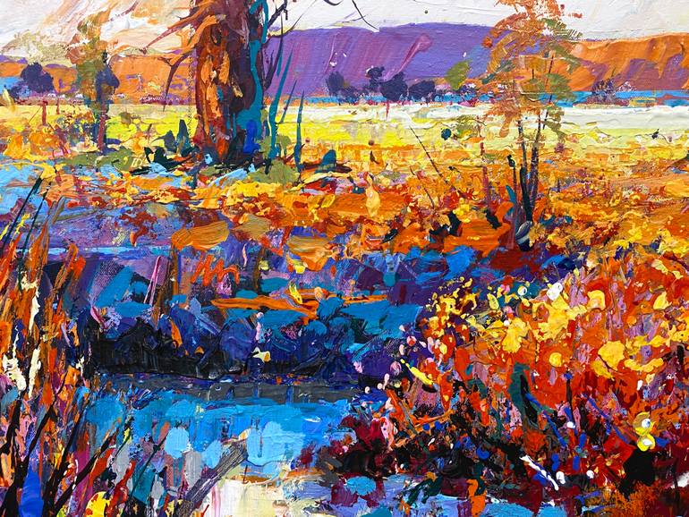 Original Impressionism Landscape Painting by Jos Coufreur