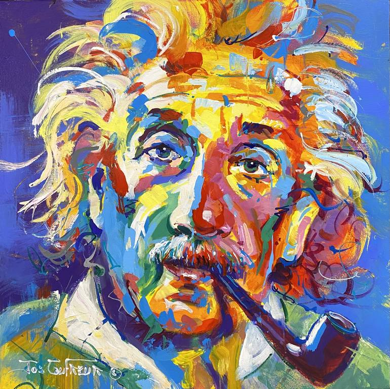 Original Abstract People Paintings by Jos Coufreur