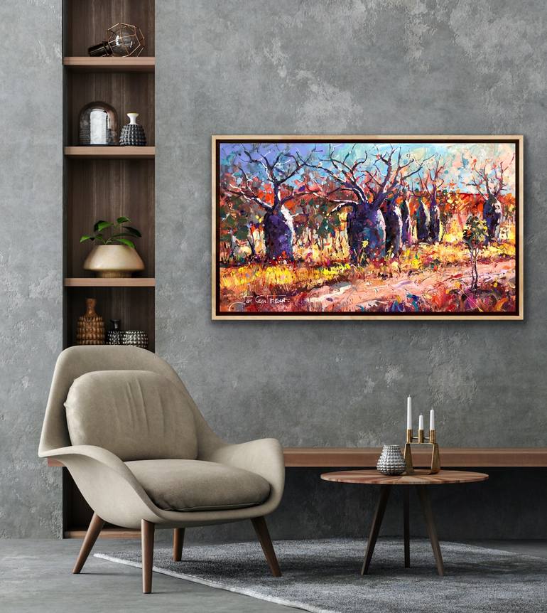Original Impressionism Landscape Painting by Jos Coufreur