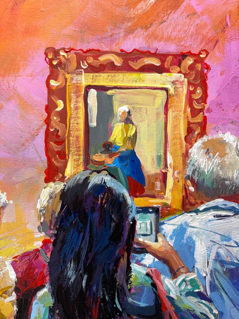 Original Painterly Abstraction People Painting by Jos Coufreur