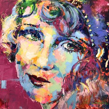 Original Impressionism Portrait Paintings by Jos Coufreur