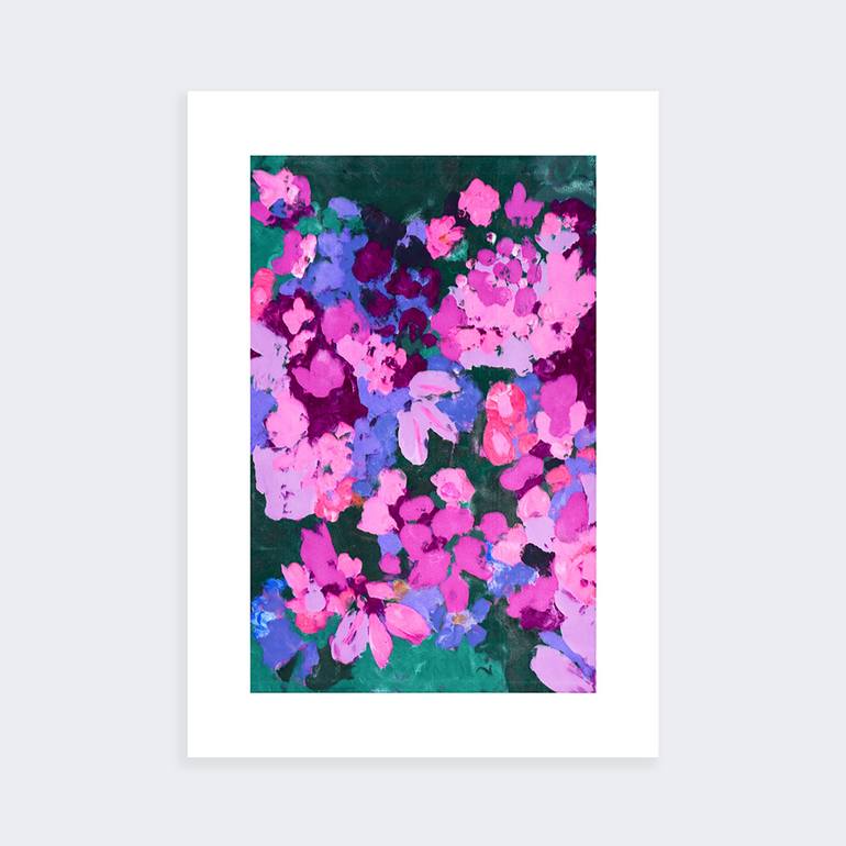 Original Floral Printmaking by Marie Devaux