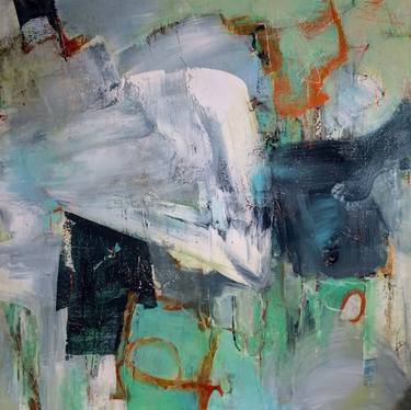 Original Abstract Expressionism Abstract Paintings by Geneviève Girod