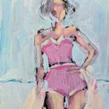 Pink Swimmer by J M Culver