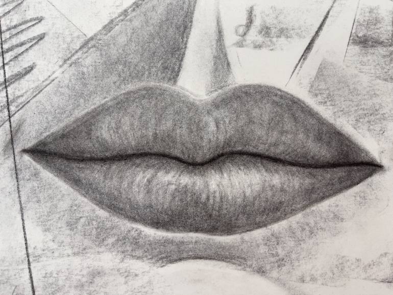 Original Abstract Geometric Drawing by Lena Hintz