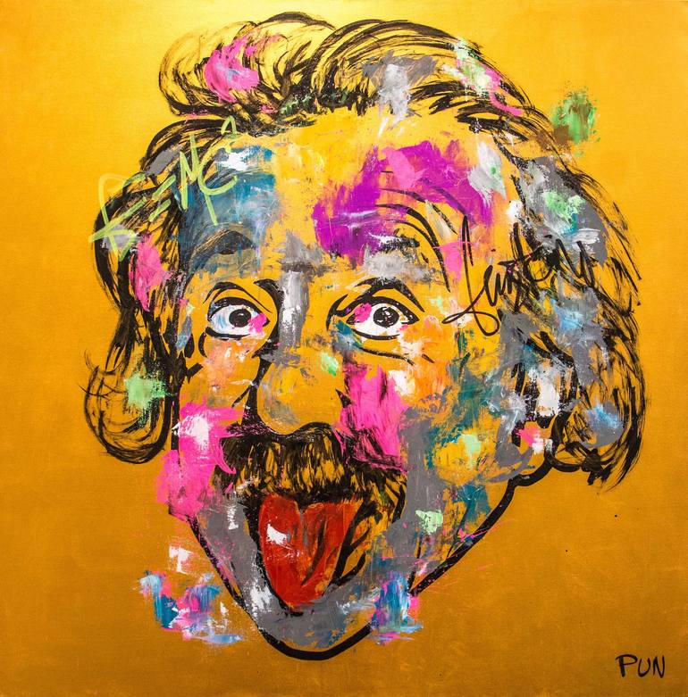 Original Pop Art Cartoon Paintings by Carlos Pun