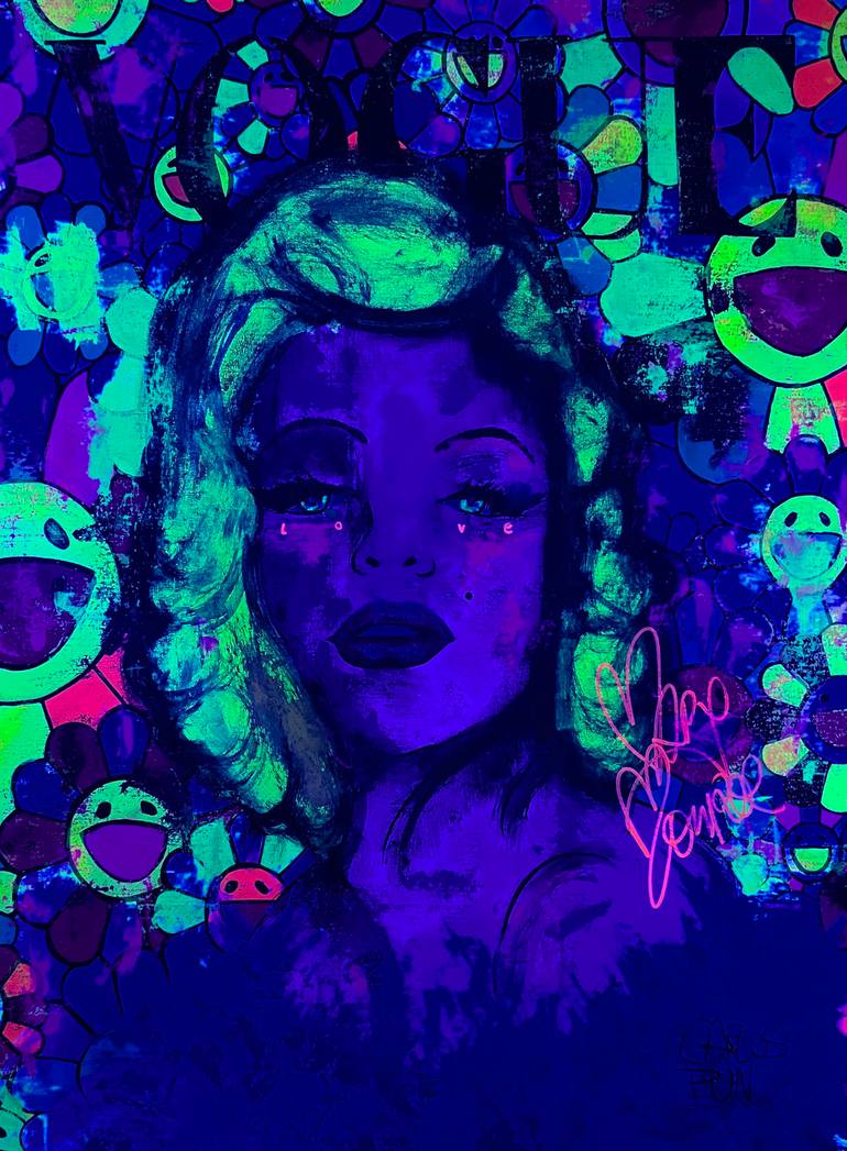 Original Contemporary Pop Culture/Celebrity Painting by Carlos Pun