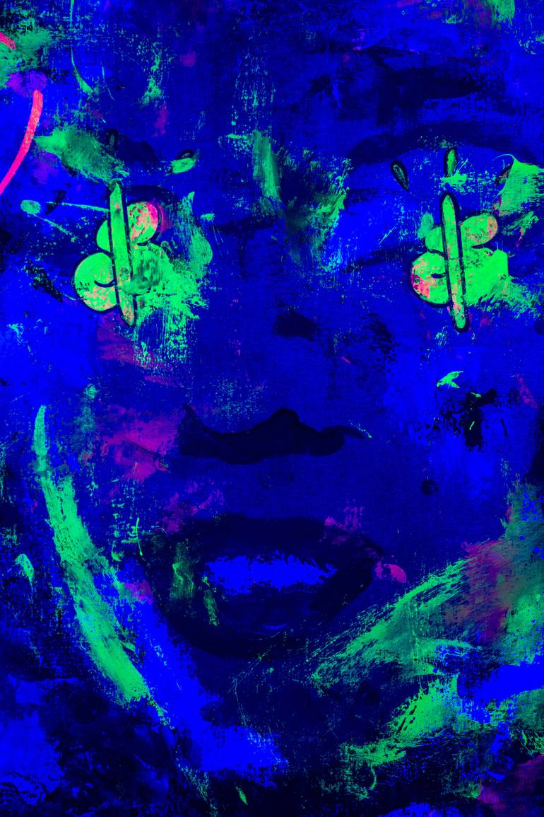 Original Figurative Cartoon Painting by Carlos Pun