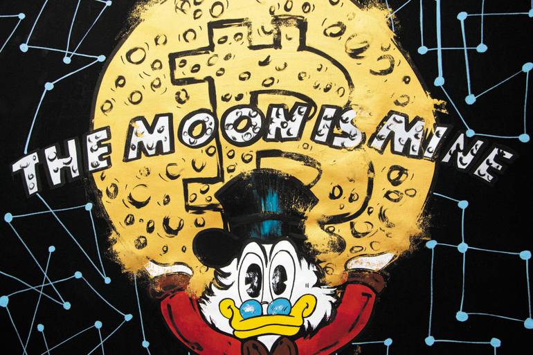 Original Street Art Cartoon Painting by Carlos Pun