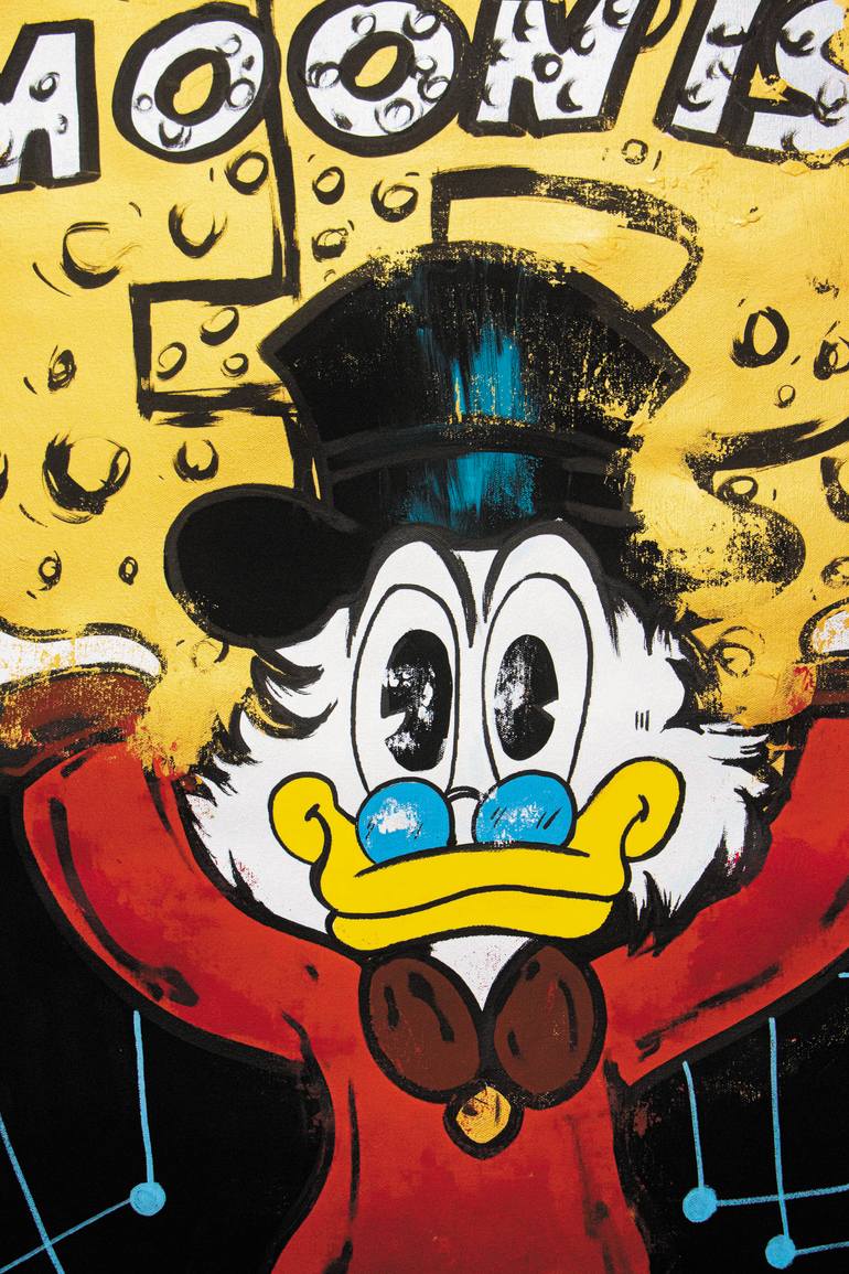 Original Street Art Cartoon Painting by Carlos Pun