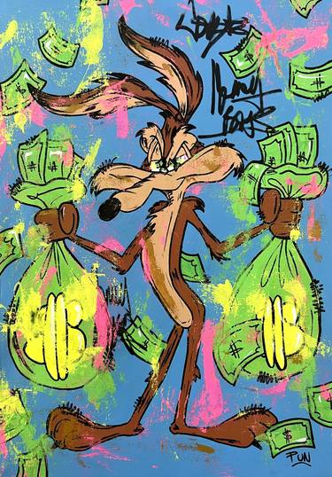 Wile E Coyote money bags thumb