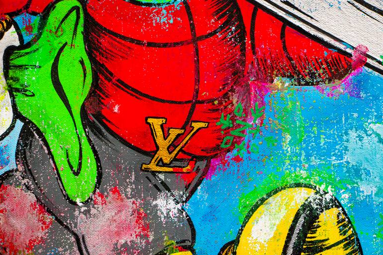 Original Pop Art Cartoon Painting by Carlos Pun
