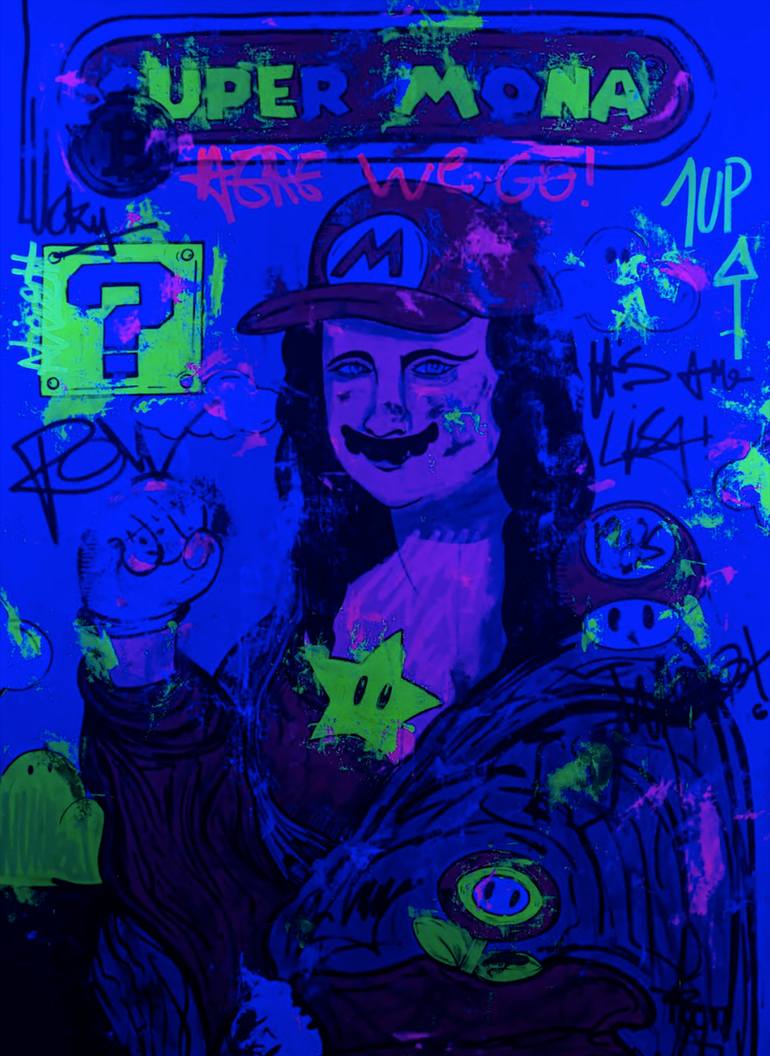 Original Figurative Pop Culture/Celebrity Painting by Carlos Pun